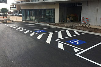 geelong regional linemarking car park linemarking