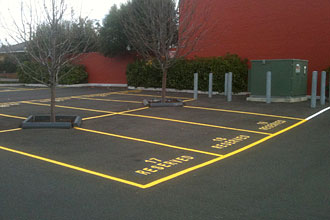 geelong regional linemarking car park linemarking